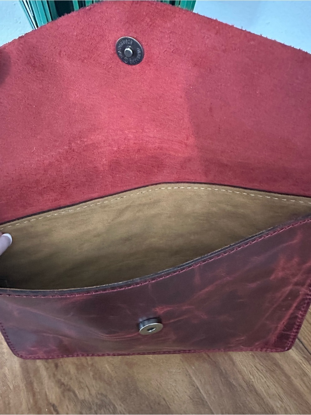 Patricia Nash Envelope Purse Burgundy Red
Leather Wallet Clutch Designer EUC - Picture 3 of 8